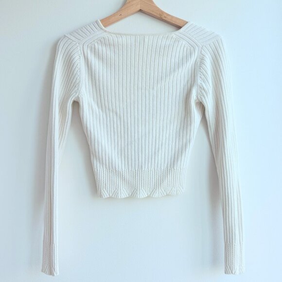 Aritzia - WILFRED - Button Up Ribbed Cardigan - Picture 2 of 4